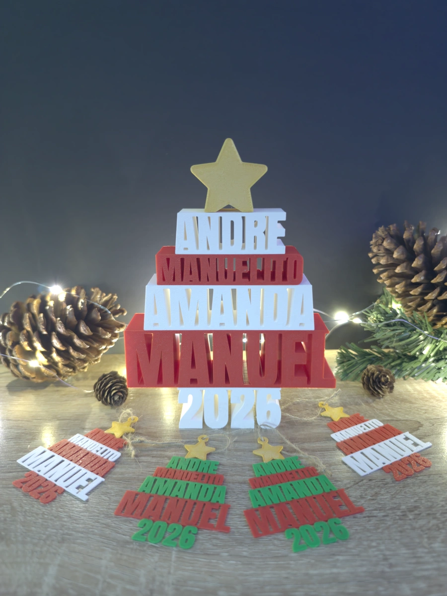 Combo Arbol + Colgantes Personalizados